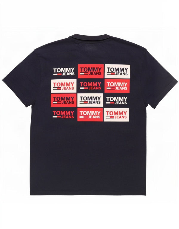 Tricou grafic Tommy Hilfiger pentru bărbați Top mic din bumbac bleumarin