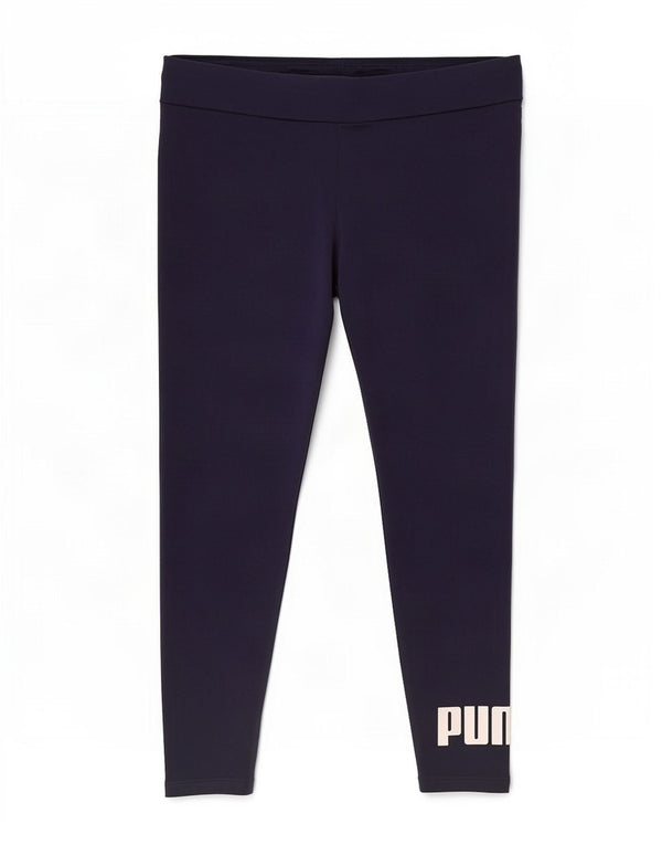Leggings crop grafic Puma pentru femei UK 18 XL bumbac bleumarin