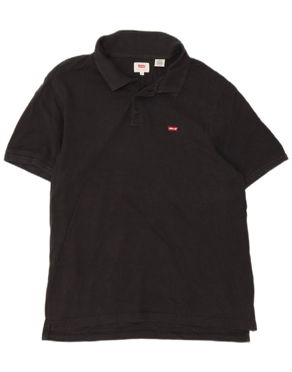 Tricou polo pentru bărbați Levi's XL, bumbac negru