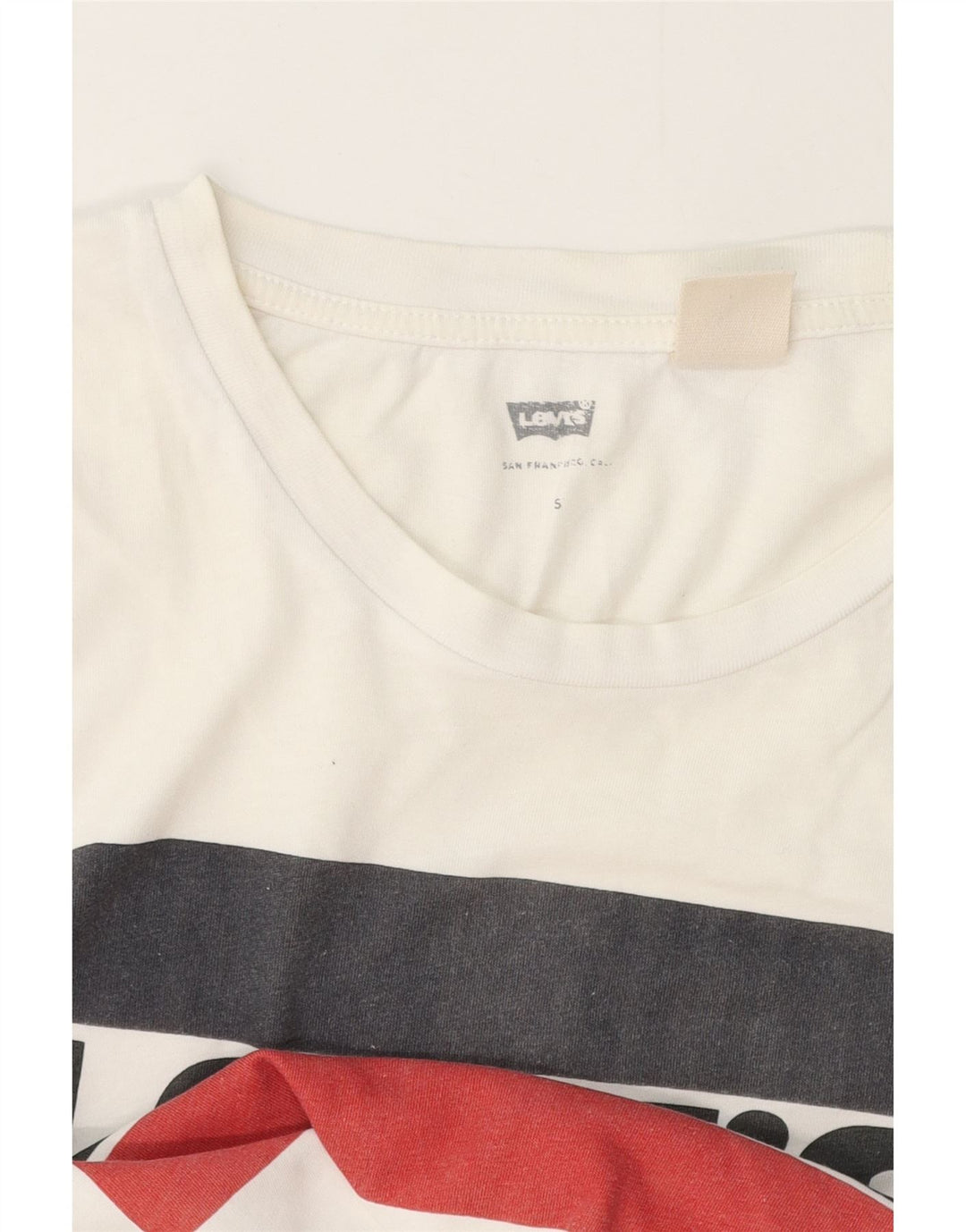 Tricou grafic LEVI'S pentru femei Top UK 10 Small White