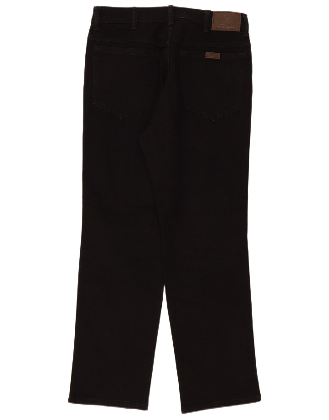 Blugi drepti pentru bărbați Wrangler W34 L30 bumbac negru