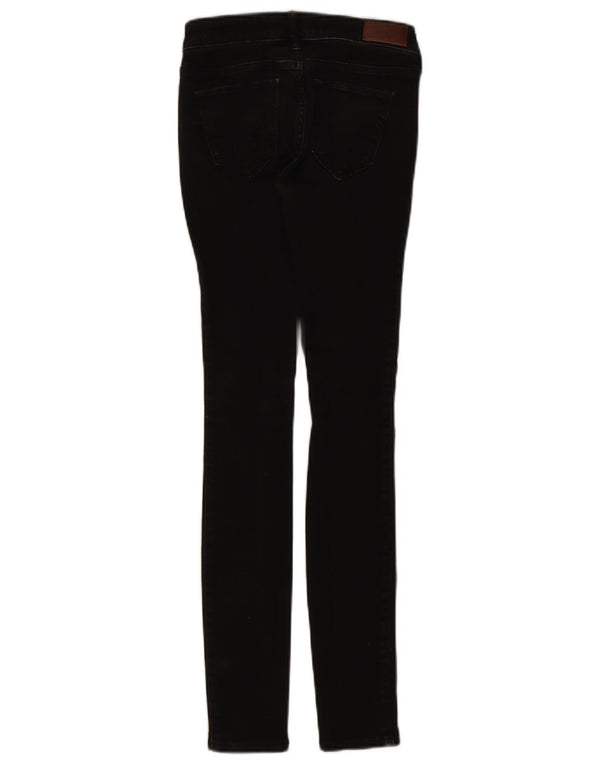 Blugi super skinny Hollister pentru femei cu talie joasă US 00 2XS W23 L30 negri