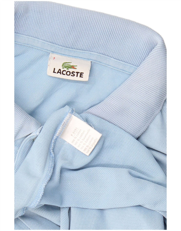 Tricou polo pentru bărbați LACOSTE Mărimea 7 2XL Bumbac albastru