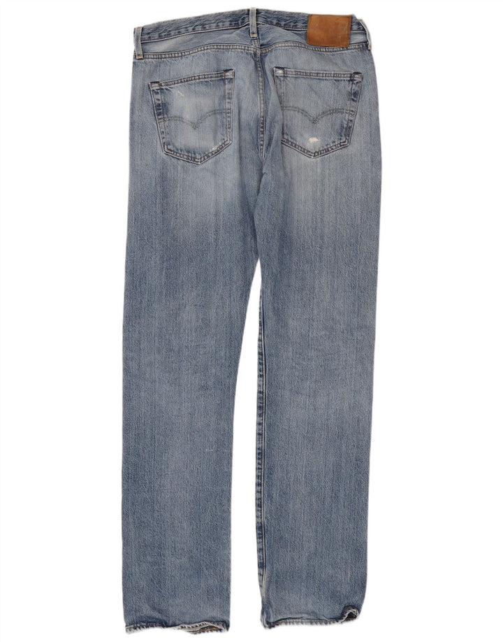 Blugi slim pentru bărbați Levi's Distressed W34 L35 Blue