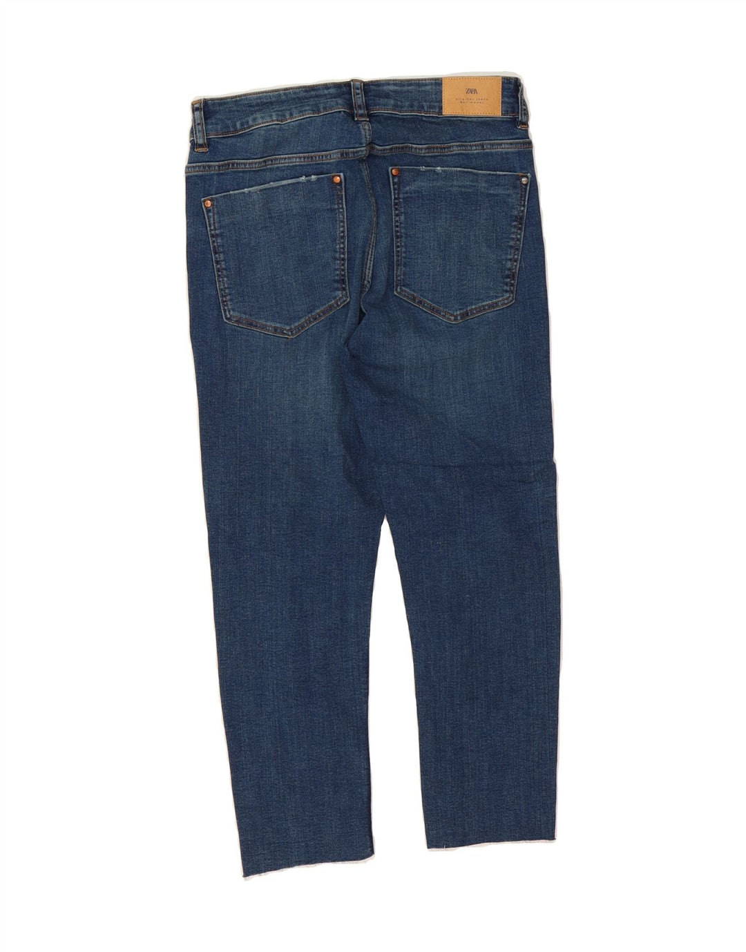 ZARA Womens Capri Jeans EU 36 XS W26 L22 Blue Vintage Zara and Second-Hand Zara from Messina Hembry 