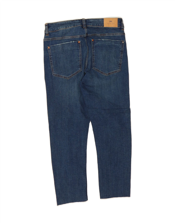 ZARA Womens Capri Jeans EU 36 XS W26 L22 Blue Vintage Zara and Second-Hand Zara from Messina Hembry 