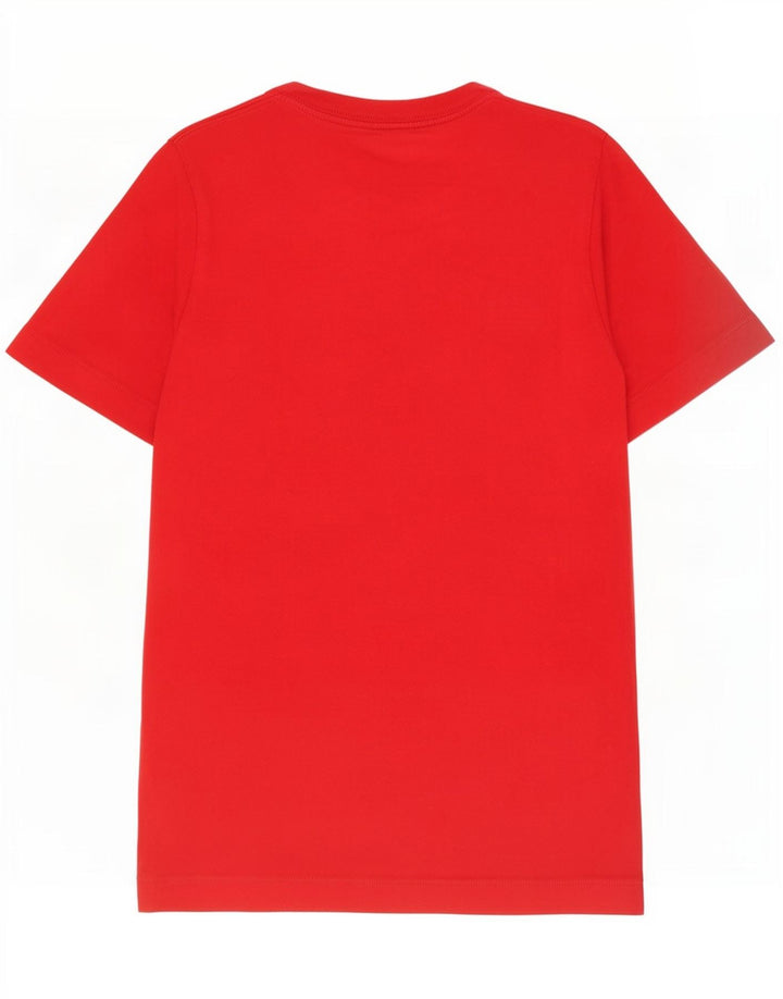 Tricou grafic Nike pentru băieți Top 10-11 ani bumbac roșu mediu