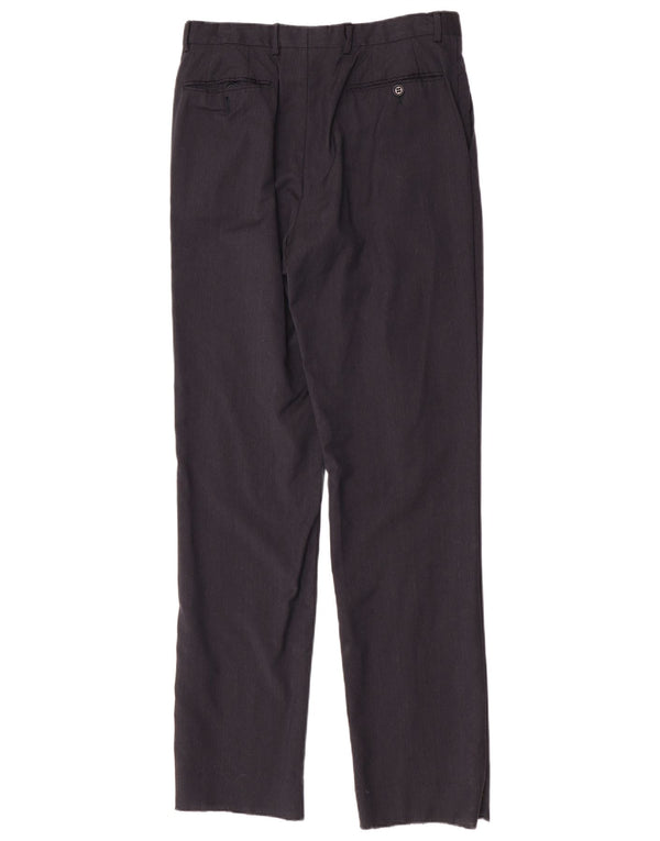 Trussardi Pantaloni drepți pentru bărbați IT 48 Medium W32 L34 Bleumarin