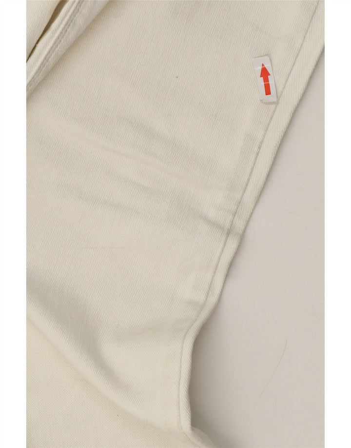 Blugi Levi's 571 Slim pentru femei W28 L30 Bumbac alb