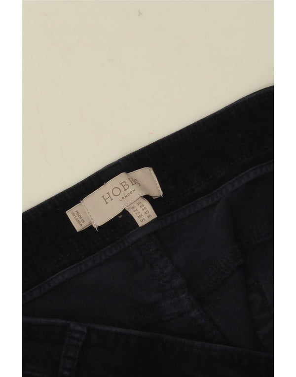 Pantaloni casual Hobbs pentru femei, skinny din catifea UK 20 2XL W38 L28 bleumarin