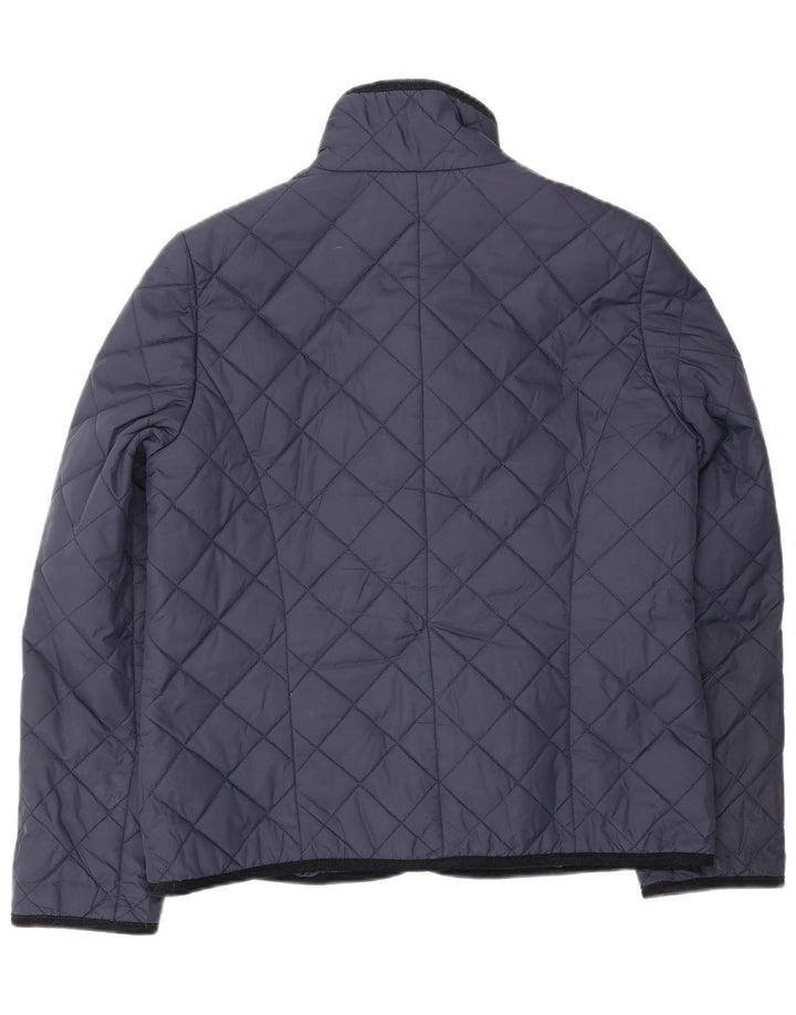 Jachetă matlasată Jaeger pentru femei UK 14 Medium Bleumarin Poliester