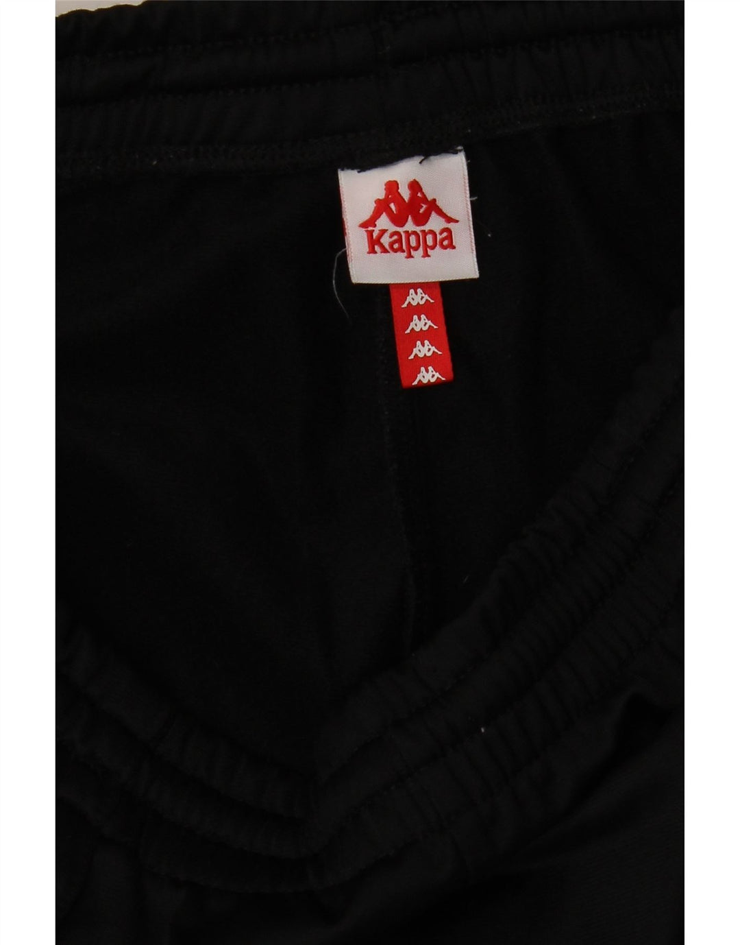 Pantaloni de trening grafic pentru bărbați KAPPA Pantaloni de jogging mediu negru