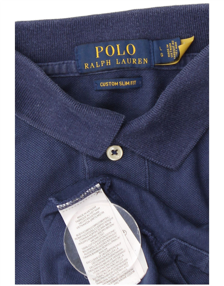 POLO RALPH LAUREN Cămașă polo personalizată pentru bărbați, mare, bleumarin