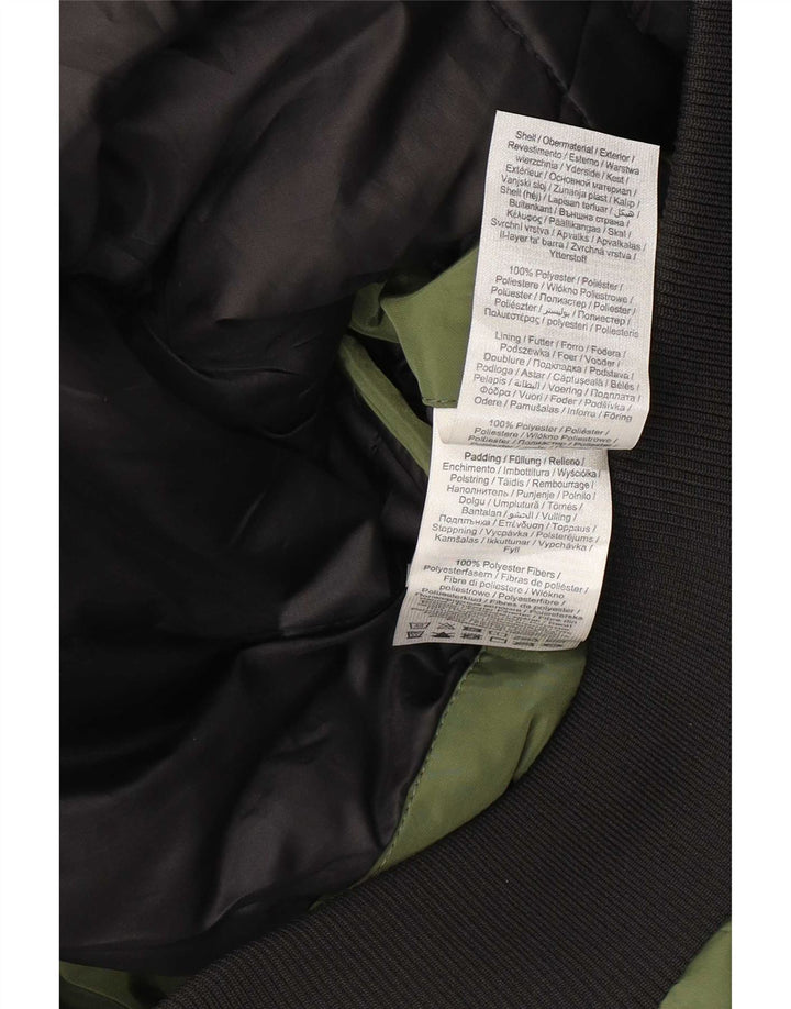 Jack & Jones jachetă bomber căptușită cu glugă pentru bărbați UK 40 Poliester verde mare
