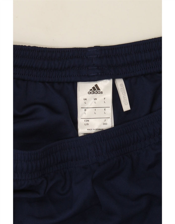 Pantaloni scurți sport pentru bărbați Adidas Climalite, mari, albastru, poliester