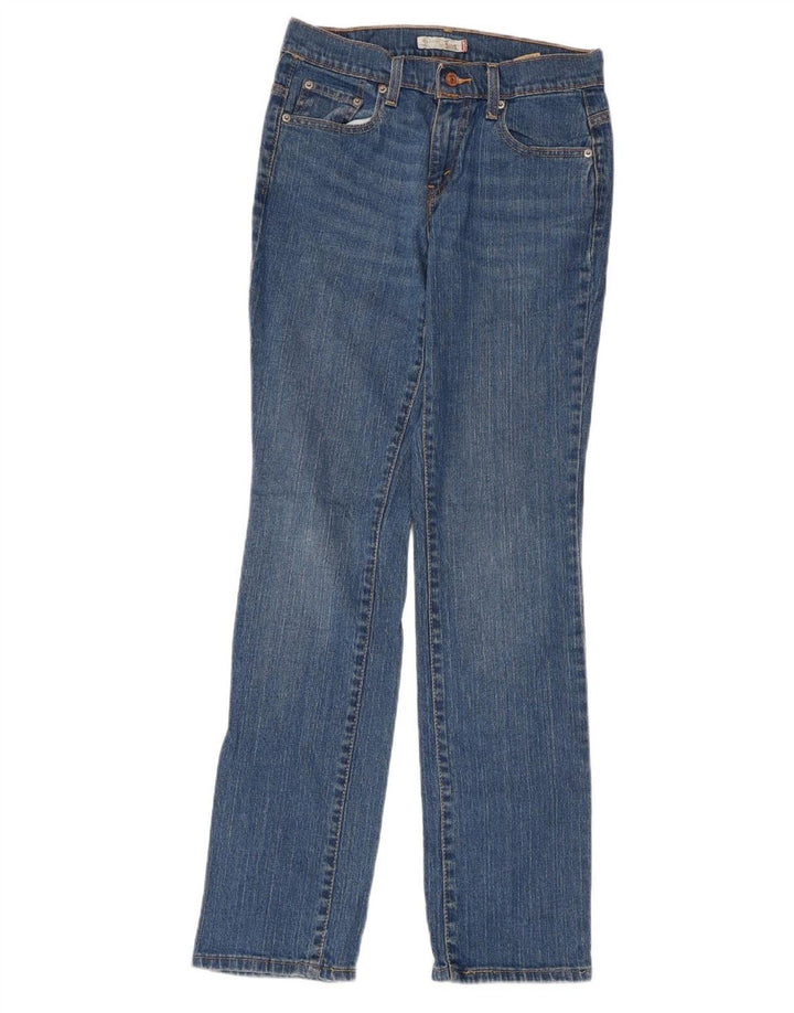 Blugi drepti pentru femei Levi's 505 US 4 Small W28 L32 Bumbac albastru