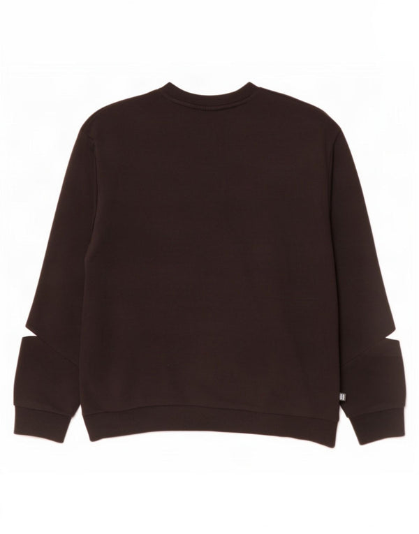 Hanorac grafic pentru bărbați Puma Jumper XL, bumbac color bloc negru