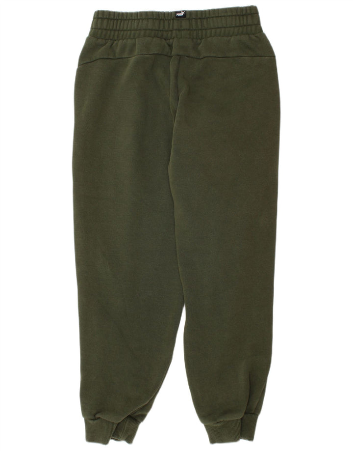Pantaloni de trening PUMA băieți Joggeri 9-10 ani bumbac verde