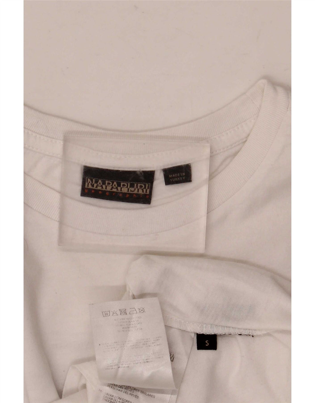 Tricou grafic pentru bărbați Napapijri Top mic din bumbac alb
