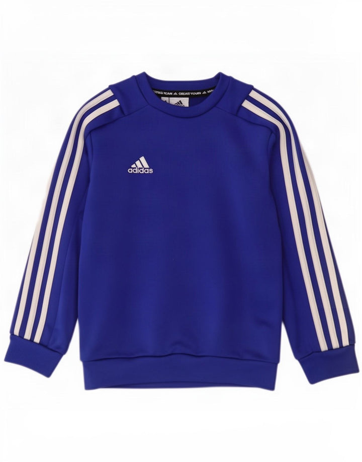 Adidas Băieți Pulover Pulover 7-8 Ani Albastru Poliester