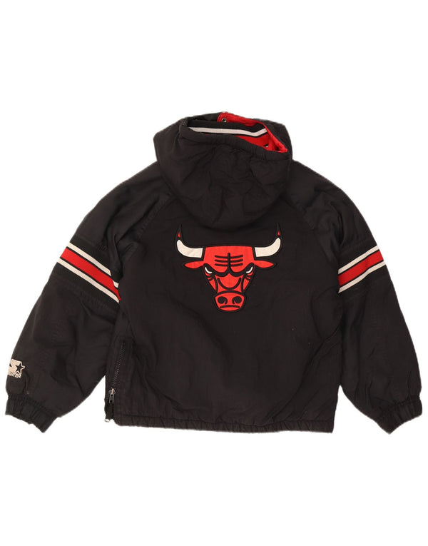 Starter Boys Red Bull Graphic Anorak Jacket 9-10 Years Black Colourblock