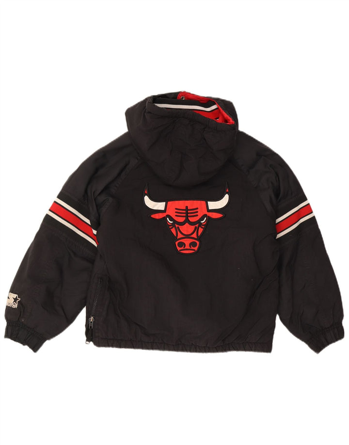 Jachetă Anorak Red Bull Graphic pentru băieți pentru început, 9-10 ani, negru, color block