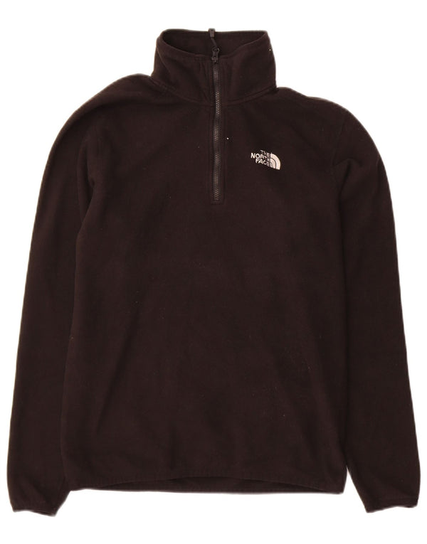 Jumper The North Face pentru bărbați, cu fermoar și gât, poliester mic, negru