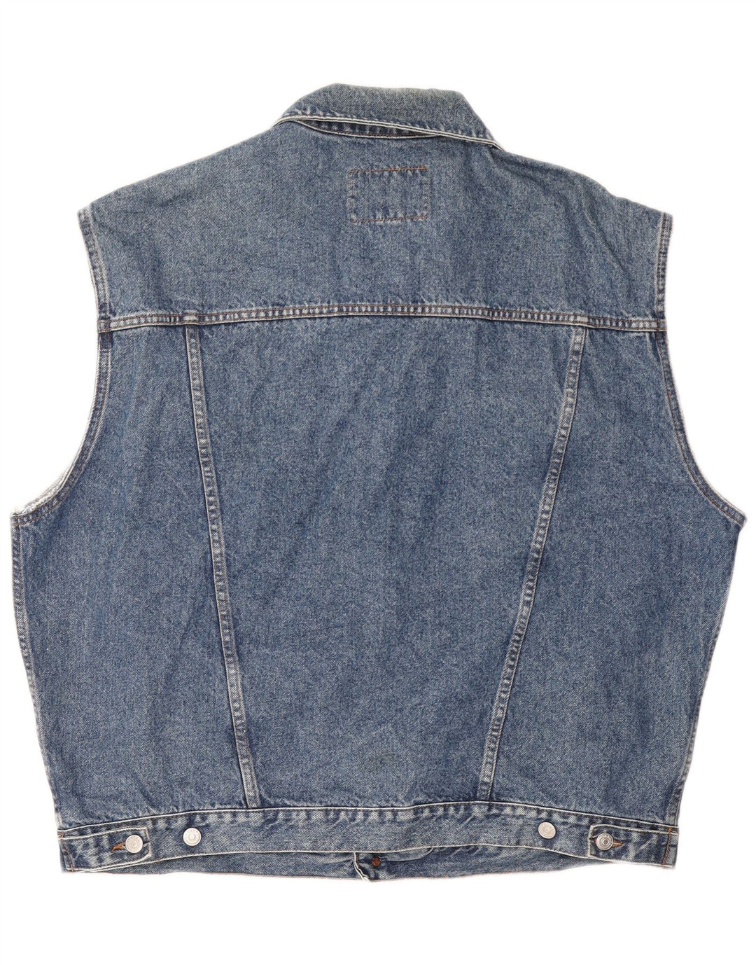 CARRERA Gilet Denim pentru bărbați UK 44 2XL Blue Bumbac