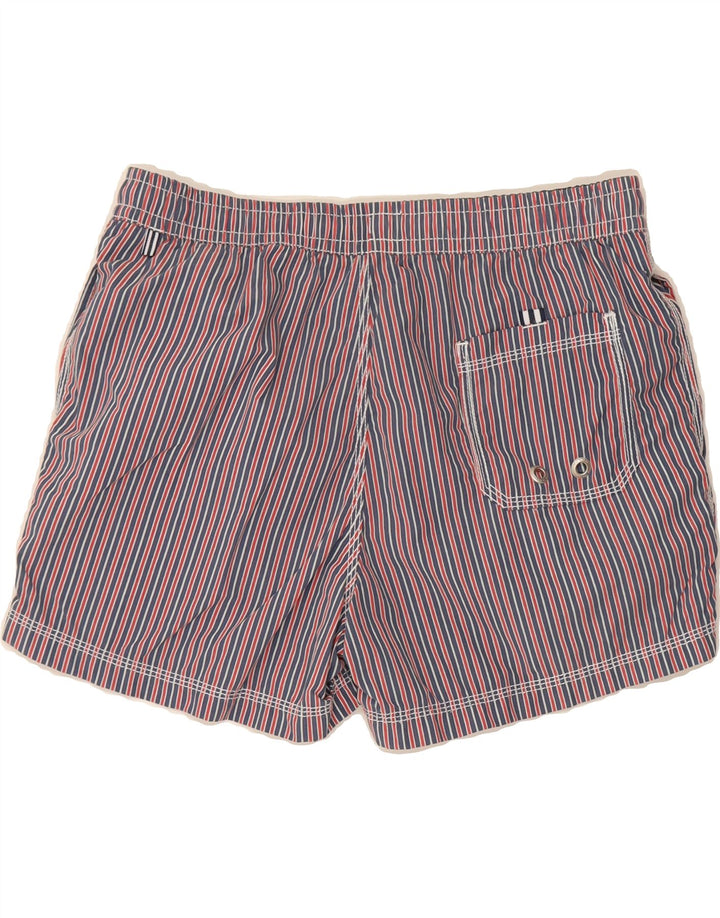 NORTH SAILS Mens Swimming Shorts Medium Red Striped Nylon Vintage North Sails and Second-Hand North Sails from Messina Hembry 