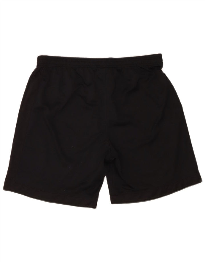 NIKE Womens Dri Fit Sport Shorts UK 14 Large Black Polyester