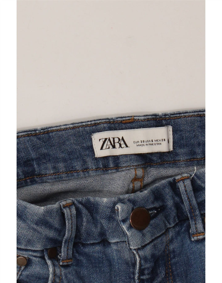 Blugi evazați pentru femei Zara EU 38 Mici L28 L27 Albastru