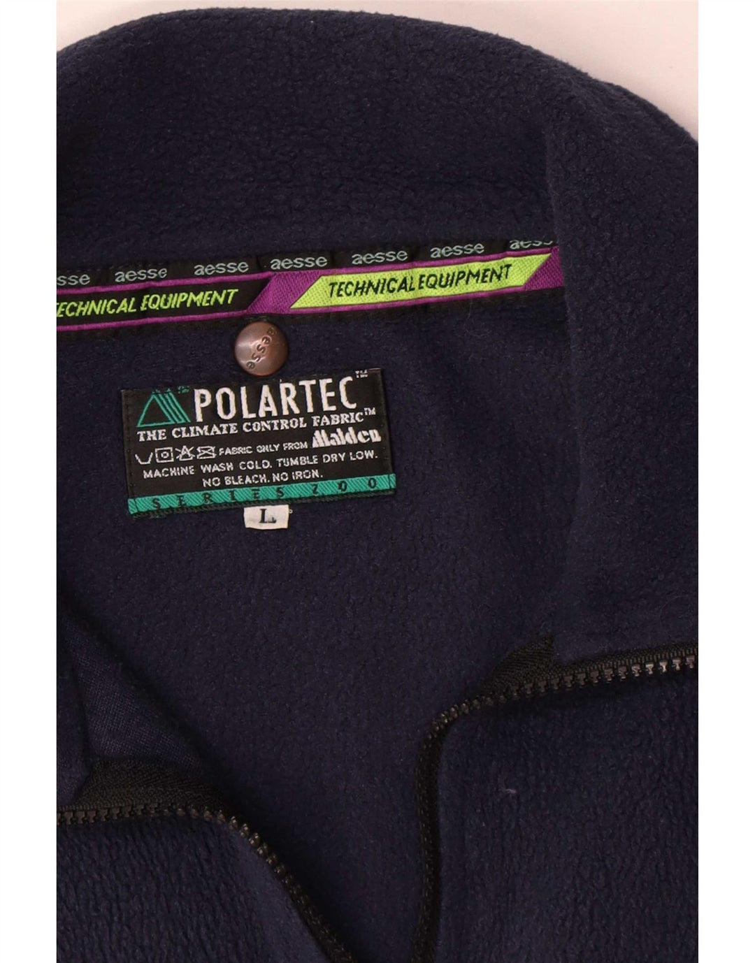 Jachetă fleece pentru bărbați Aesse UK 40 Poliester mare bleumarin