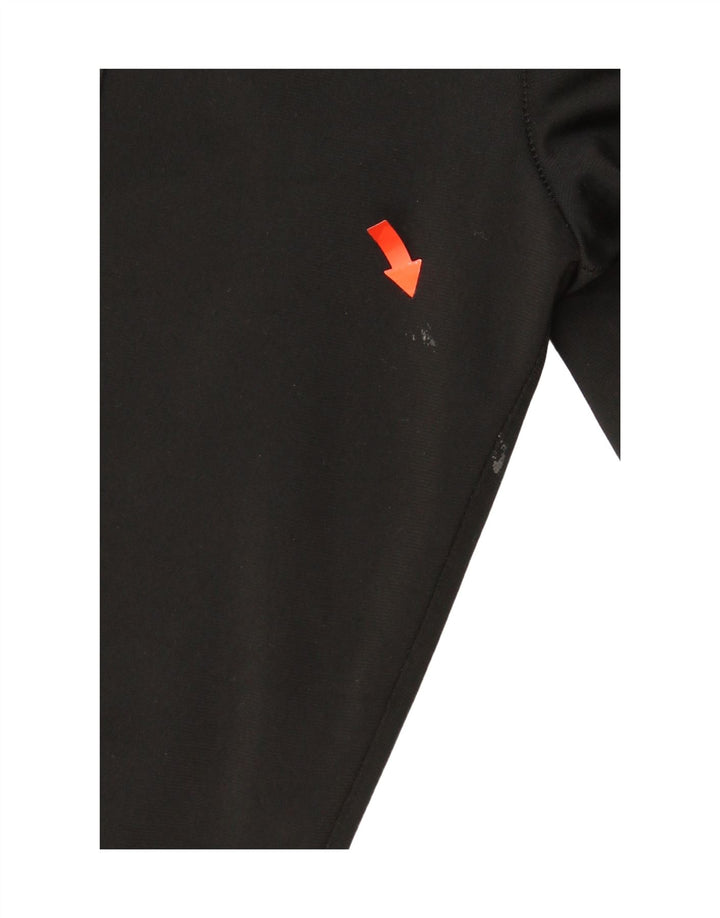 Pantaloni de trening Adidas pentru femei UK 14 Poliester negru mare