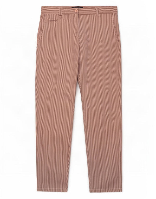 Pantaloni chino pentru femei Marks & Spencer UK 10 Small W30 L29 Pink Pinstripe