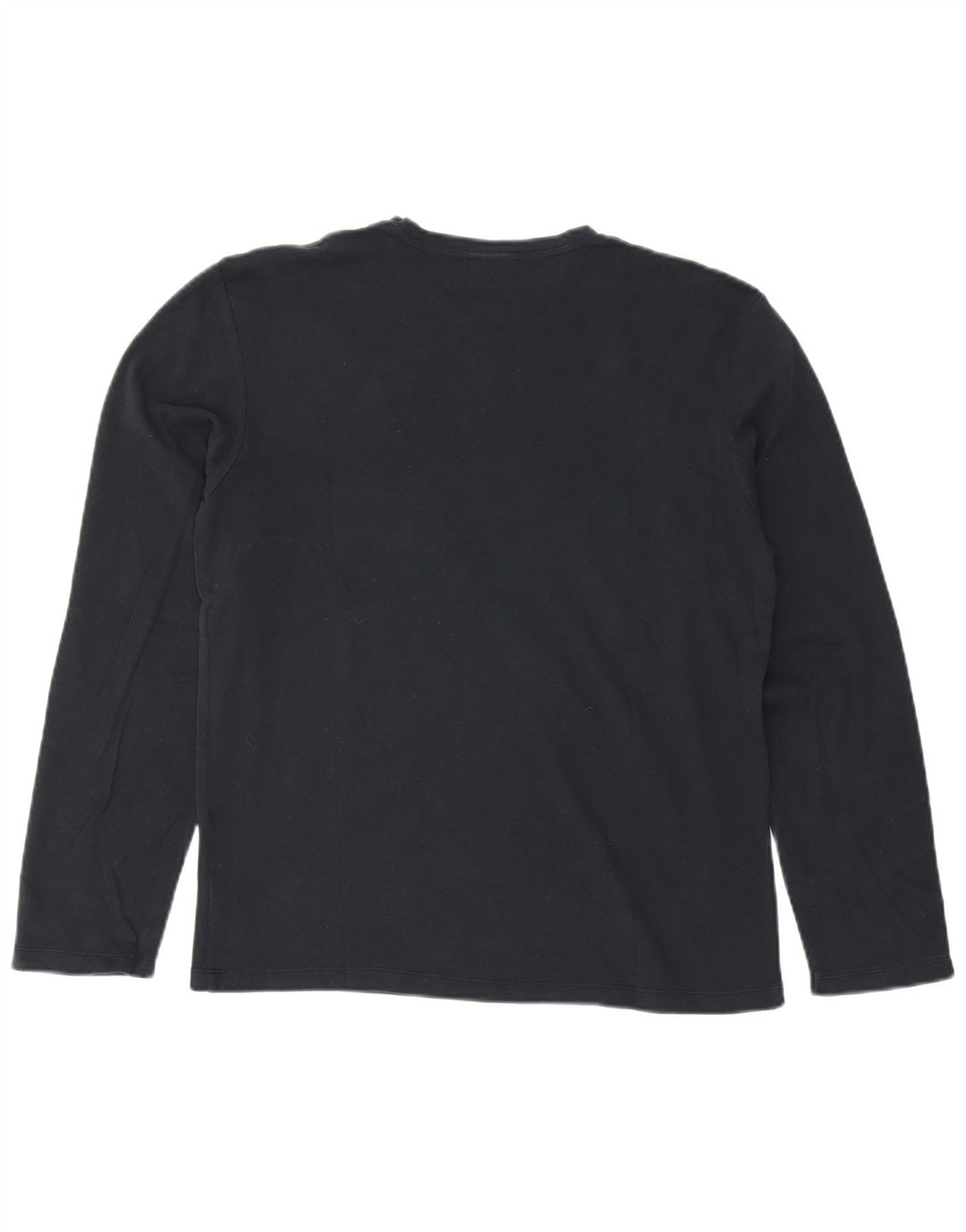 Trussardi Top pentru bărbați cu mânecă lungă mare, bleumarin, bumbac cu dungi