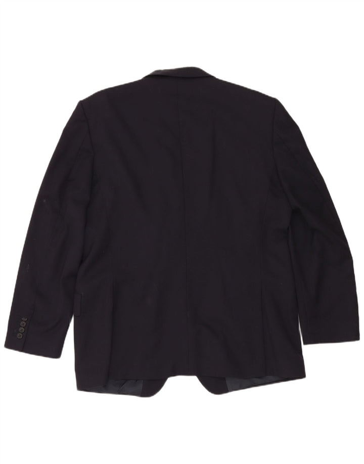 Blazer Gieves & Hawkes pentru bărbați, cu 2 nasturi, UK 46 3XL Lână bleumarin