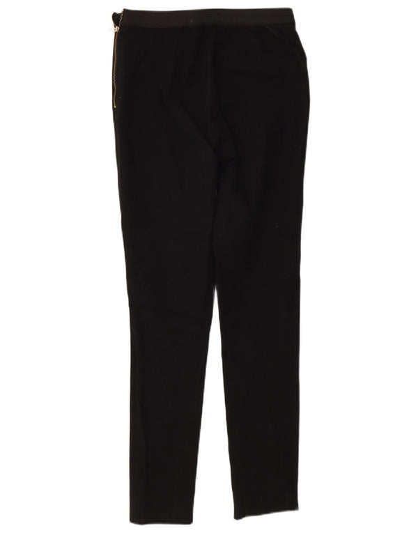 French Connection Pantaloni casual subțiri pentru femei UK 10 Small W26 L27 Negri