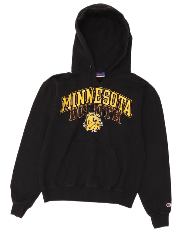 Pulover pentru damă Champion Minnesota Duluth Graphic Hoodie UK 14 Medium Black