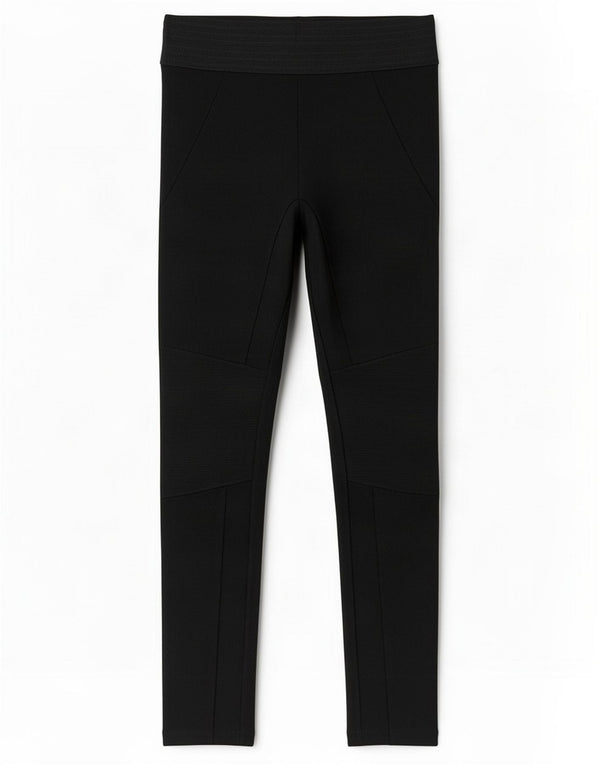 Leggings pentru femei Zara UK 12 Poliester mediu negru