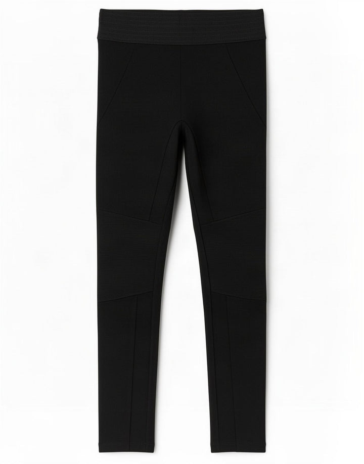 Leggings pentru femei Zara UK 12 Poliester mediu negru