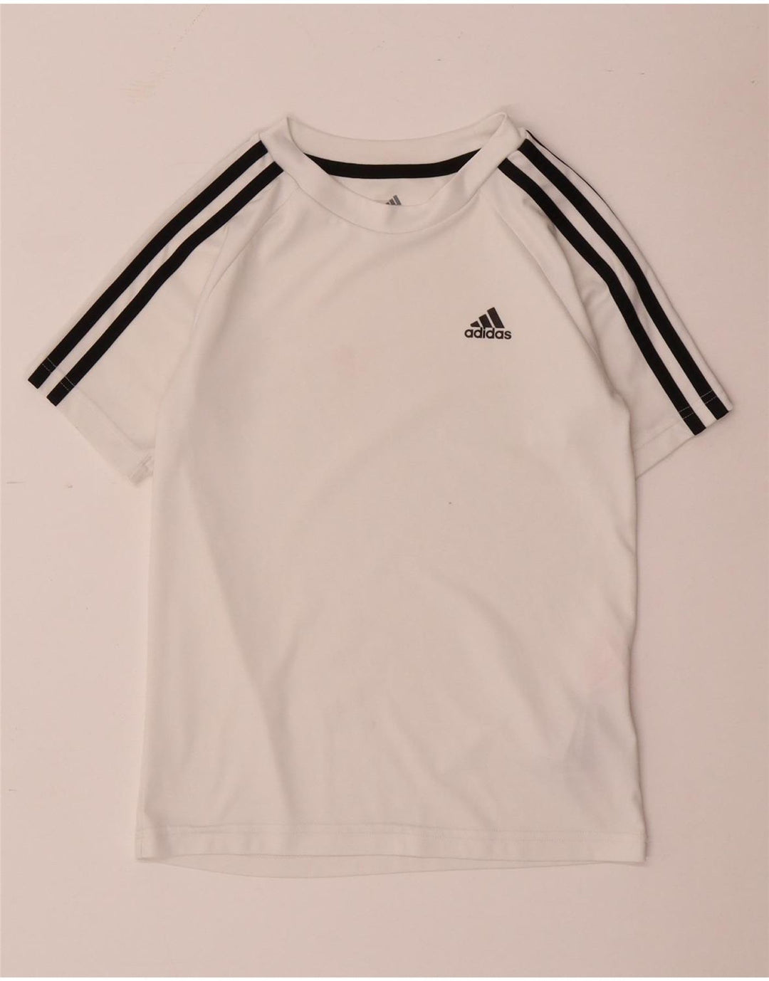 Tricou Adidas Aeroready pentru baieti Top 9-10 ani poliester alb
