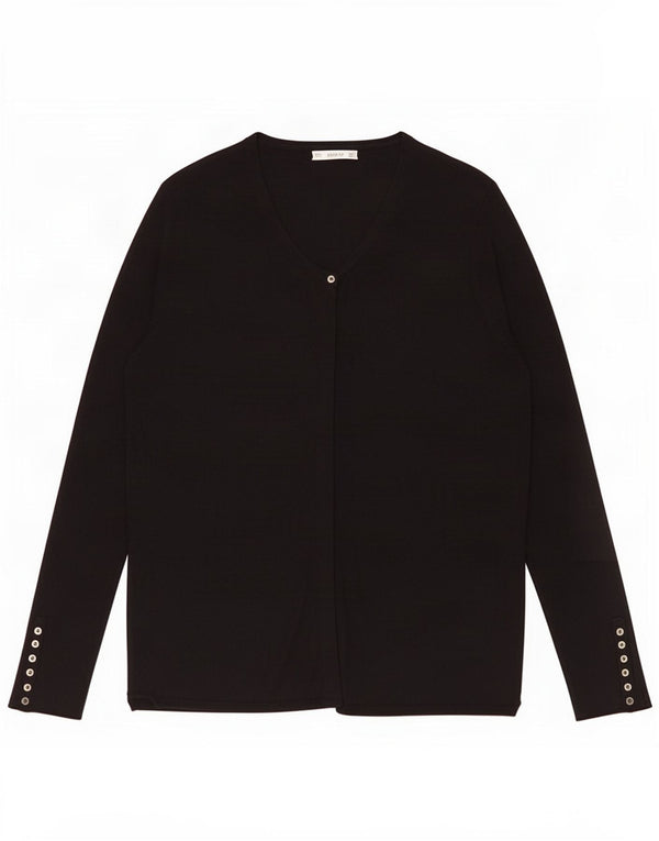 Pulover cardigan pentru femei Zara UK 16 mare negru