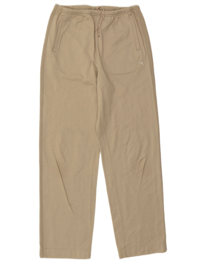 Pantaloni de trening pentru femei DIADORA UK 16 mare, bej, poliester