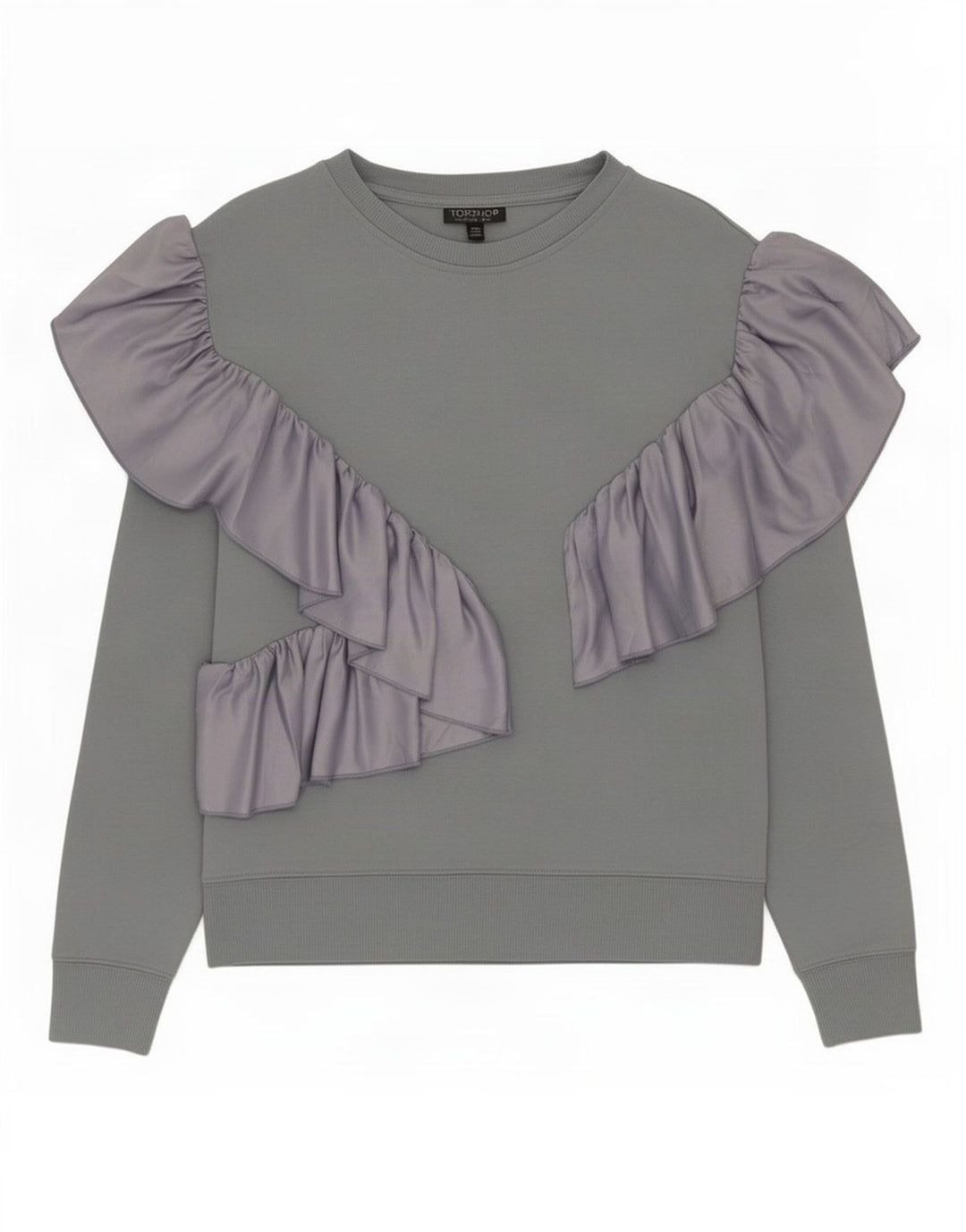 Pulover pentru damă Topshop Pulover UK 10 Mic Gri Poliester
