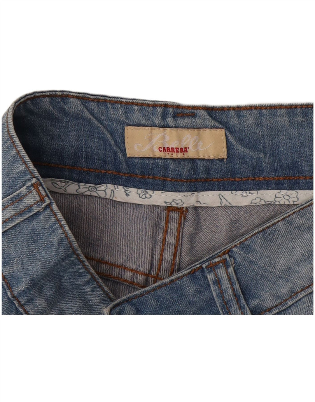 Pantaloni scurți din denim distressed pentru femei Carrera W30 Medium Blue