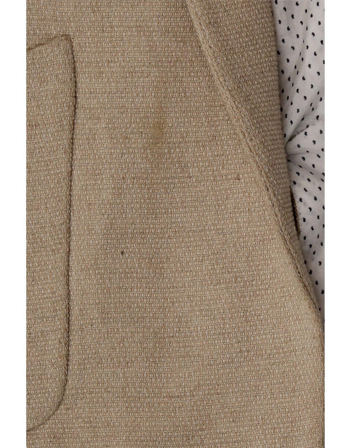 Jachetă Blazer deschisă pentru femei Zara UK 16, mare, alb