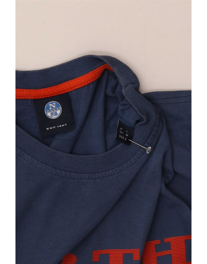 Tricou grafic pentru bărbați North Sails Top Mediu Bleumarin