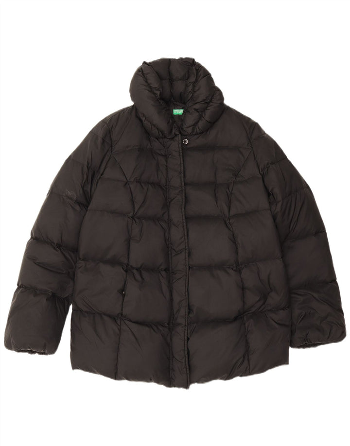 Jachetă supradimensionată pentru femei Benetton UK 6 XS Poliamidă neagră