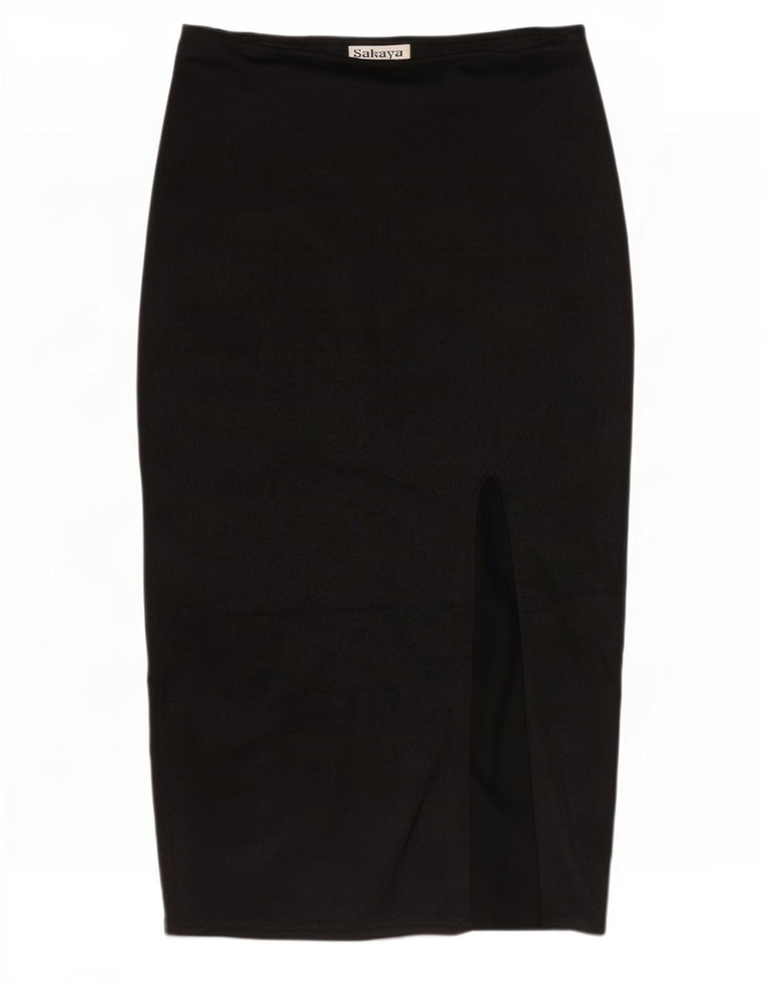 Fusta creion vintage pentru femei W32, mare, negru, nailon