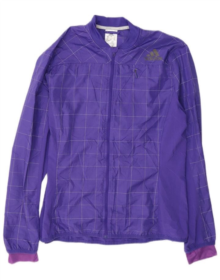 Jachetă de top pentru trening Adidas pentru femei UK 16, mare, mov, din poliester